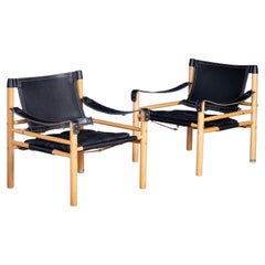 Set of Safari Chairs by Arne Norell for Arne Norell Ab Sweden, 1960s