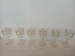 Set of Saint Louis crystal glasses