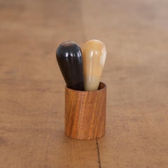 Set of Salt and Pepper Shakers "the Bombs" by Carl Auböck