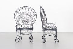 Set of Salterini Peacock Chairs