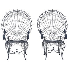 Set of Salterini Peacock Chairs