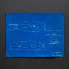 Set of San Enselmo, Ca House Blue Prints C.1952