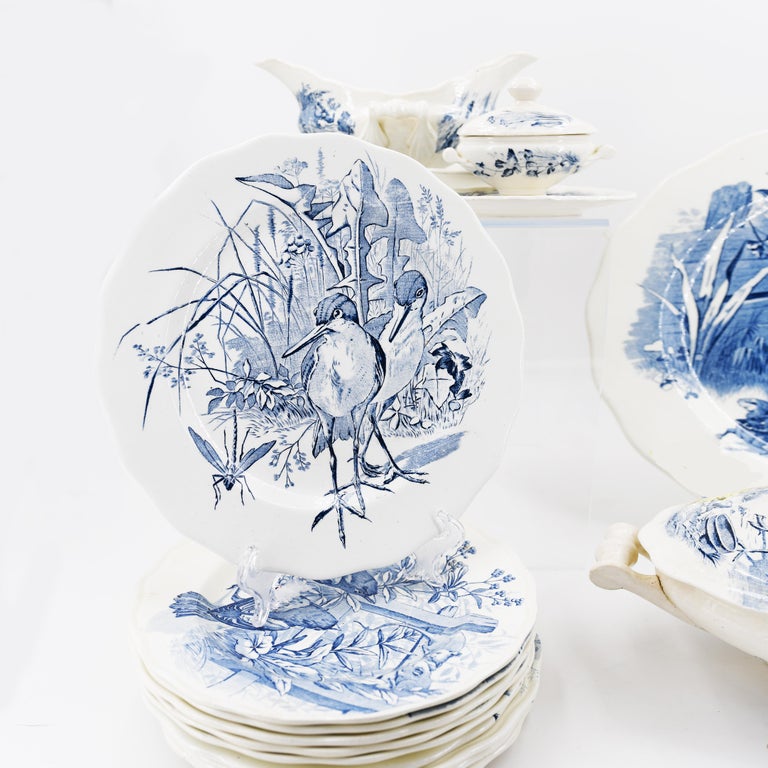 Vajilla de loza de Sarguemine en venta en 1stDibs España vajilla