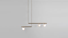 Ensemble de lampes à suspension sculptées Satellite I II de Paul Matter
