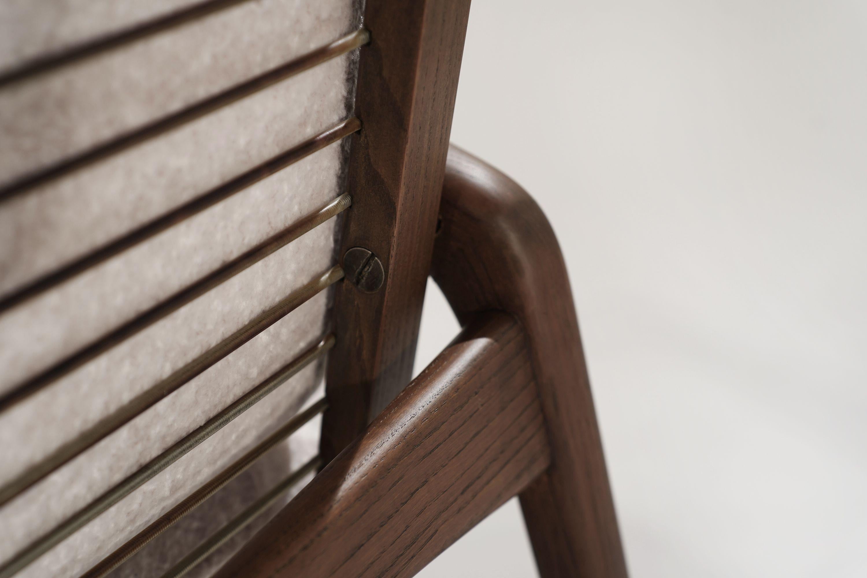 Set of Scandinavian Modern Reclining Lounge Chairs 5