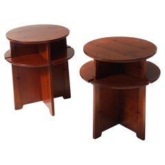 Retro Set of Schuitema Shaker series side tables, 1980s