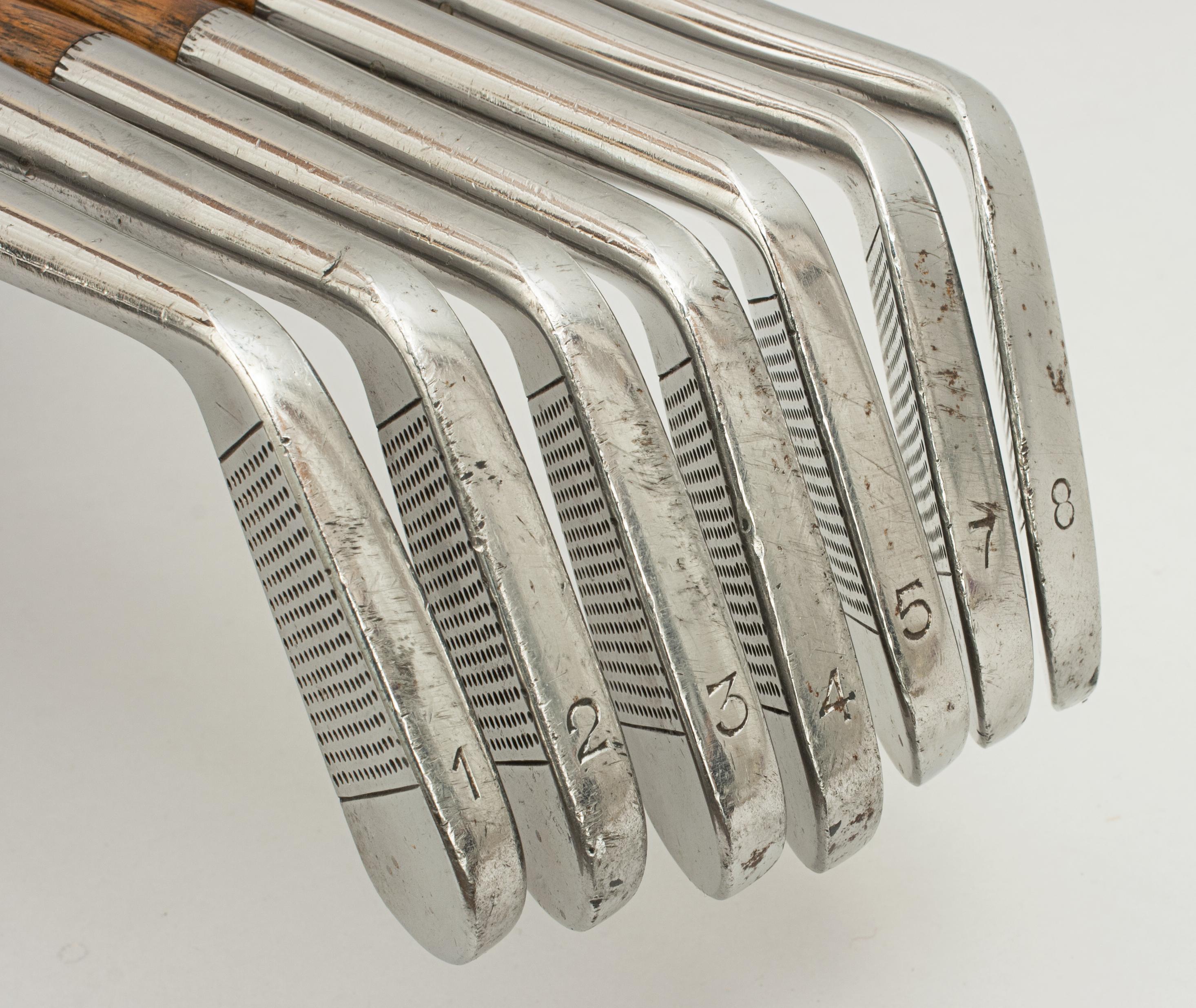 Set of Scottish Vintage Golf Clubs by Nicoll of Leven 1