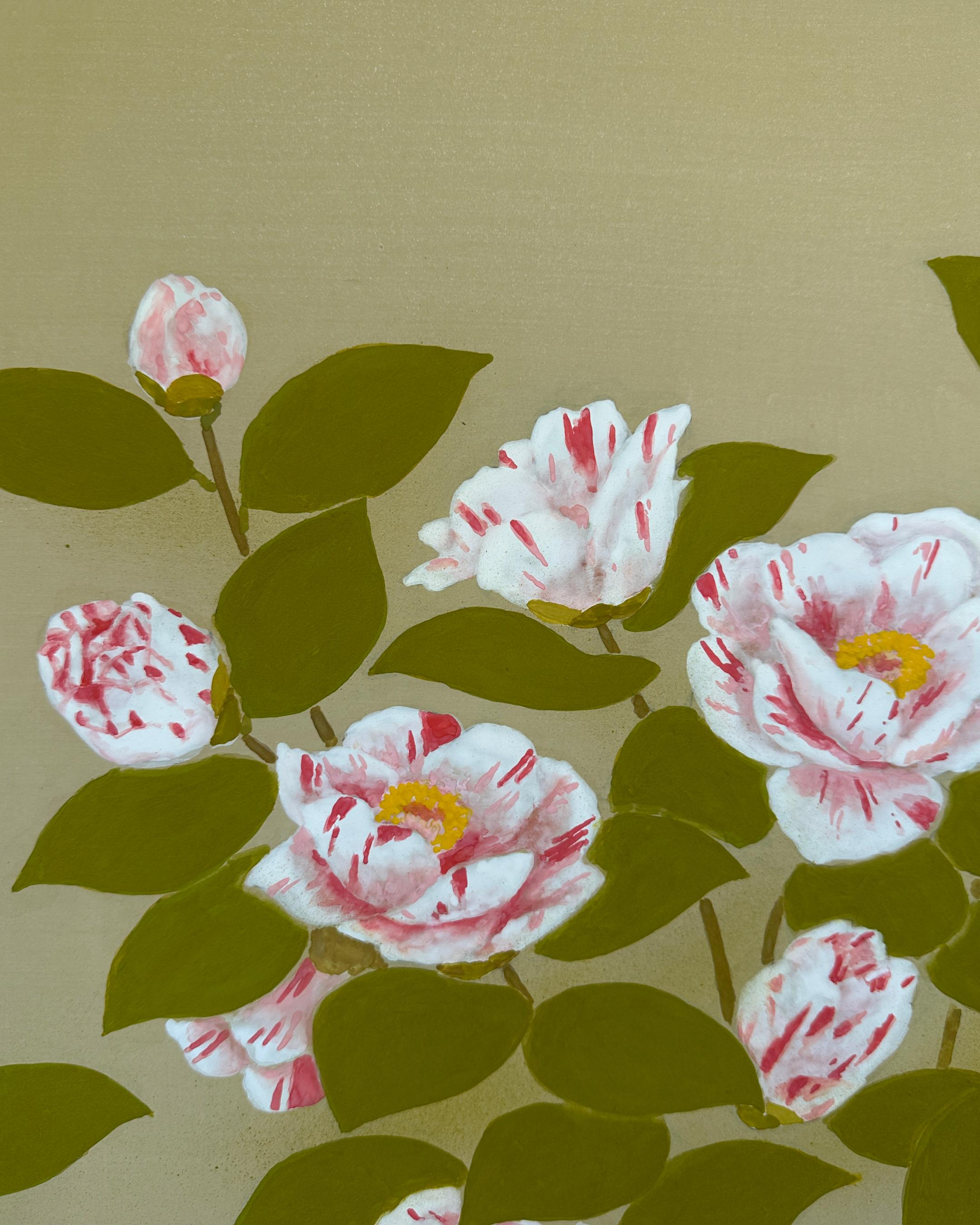 XX secolo Set di  schermi dell'artista di Nitten Tozaburo Ohno (大野藤三郎) in vendita