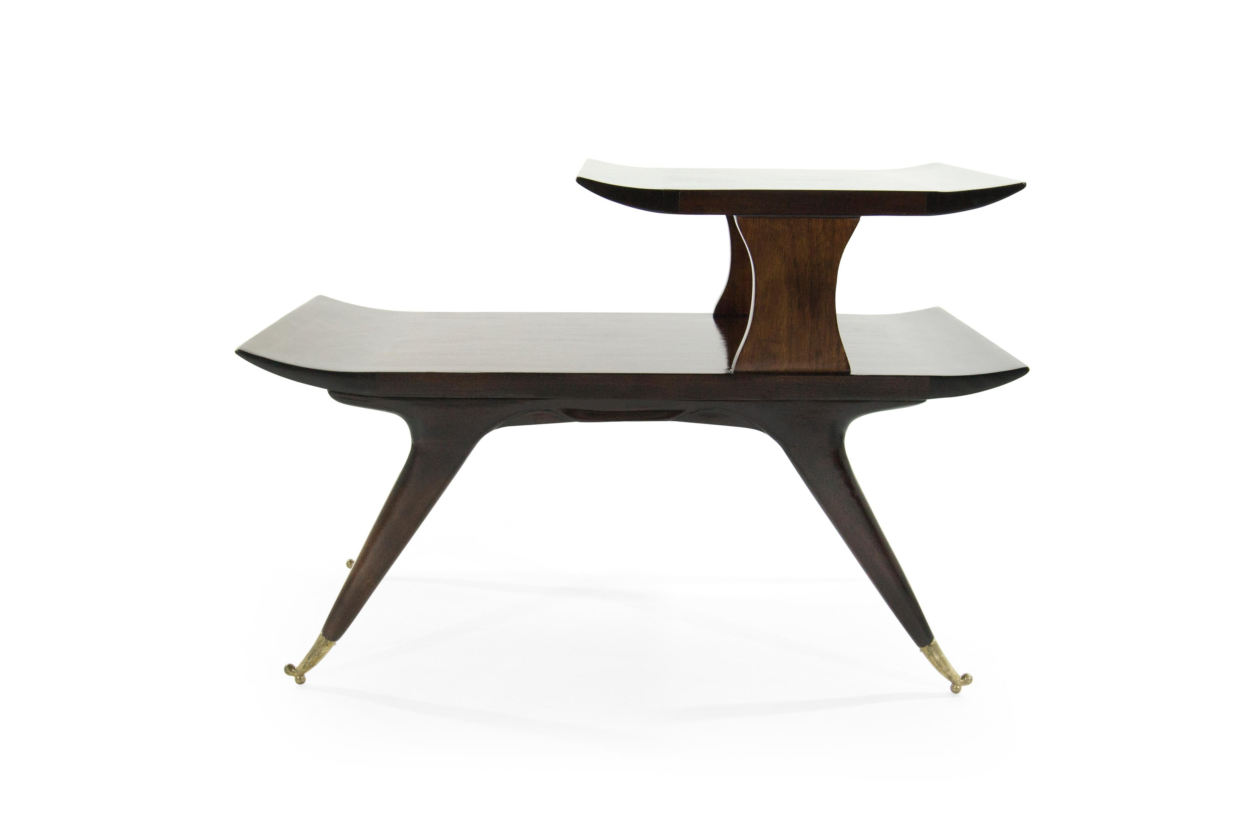 Italian Set of Complimenting Side Tables Inspired By Ico Parisi