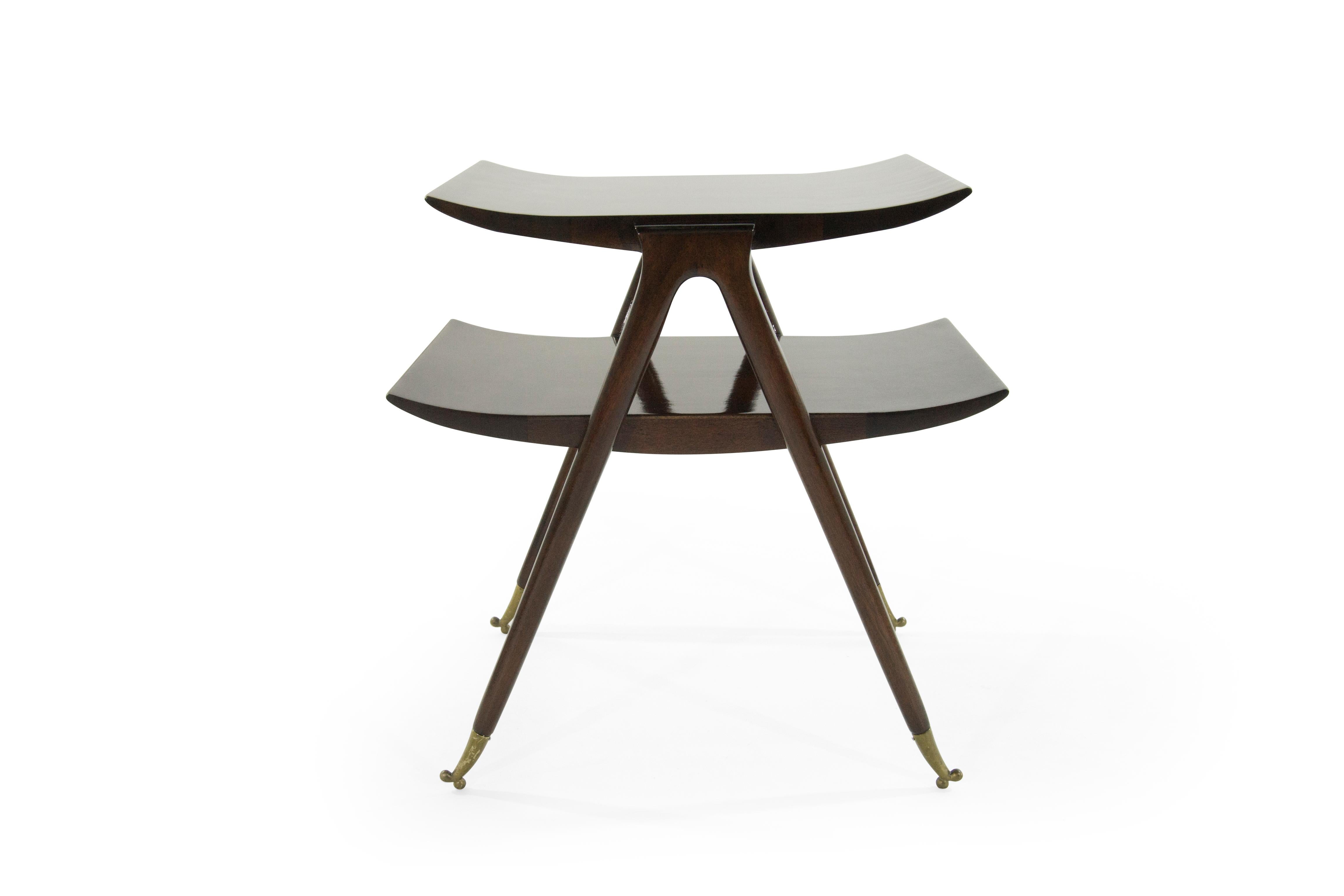20th Century Set of Complimenting Side Tables Inspired By Ico Parisi
