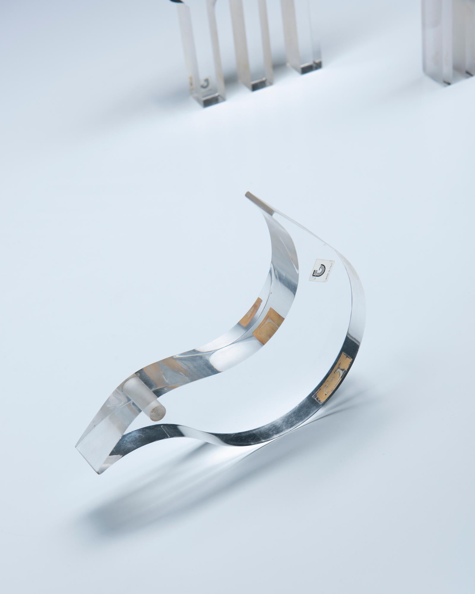 Ensemble de sculptures en Lucite - Silvio Russo 5