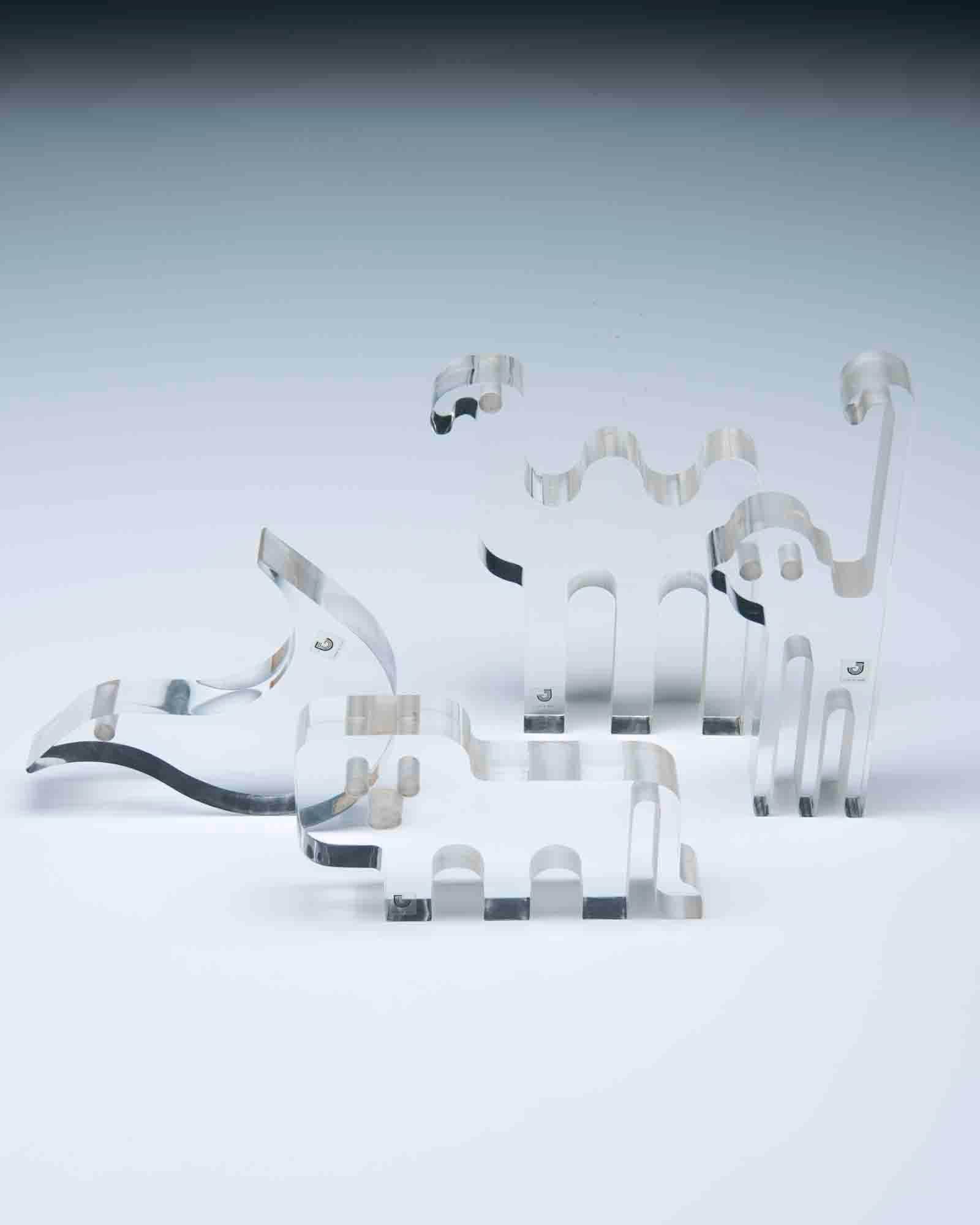 Ensemble de sculptures en Lucite - Silvio Russo 7