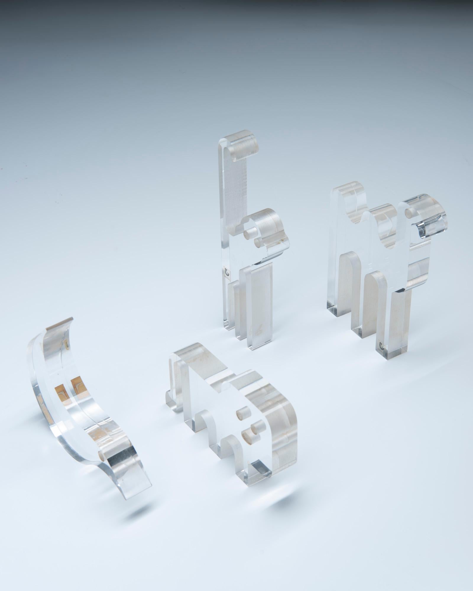 Ensemble de sculptures en Lucite - Silvio Russo 8