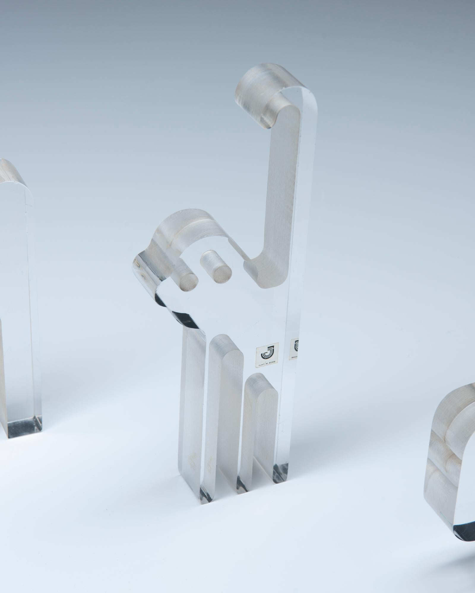 Ensemble de sculptures en Lucite - Silvio Russo 9