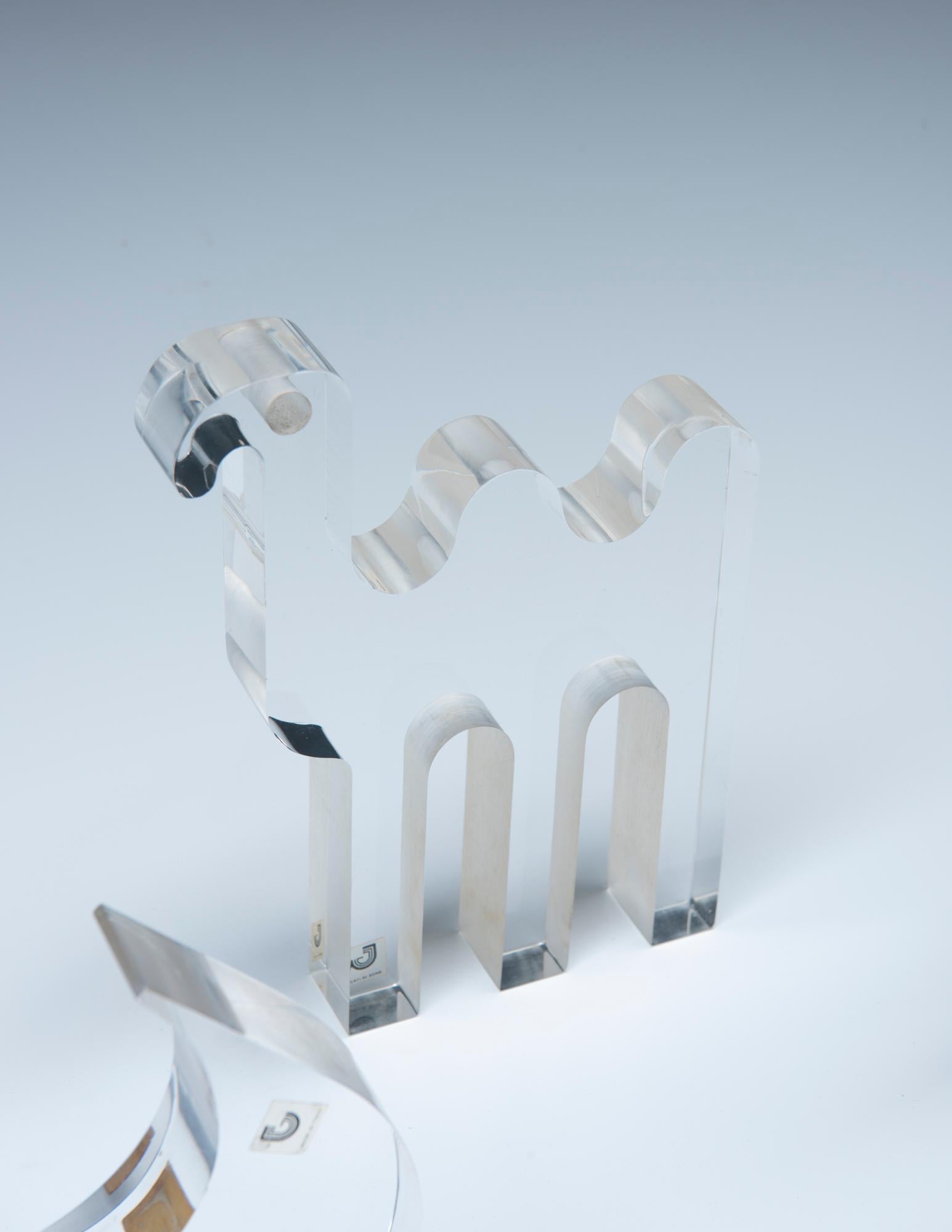 Ensemble de sculptures en Lucite - Silvio Russo 10