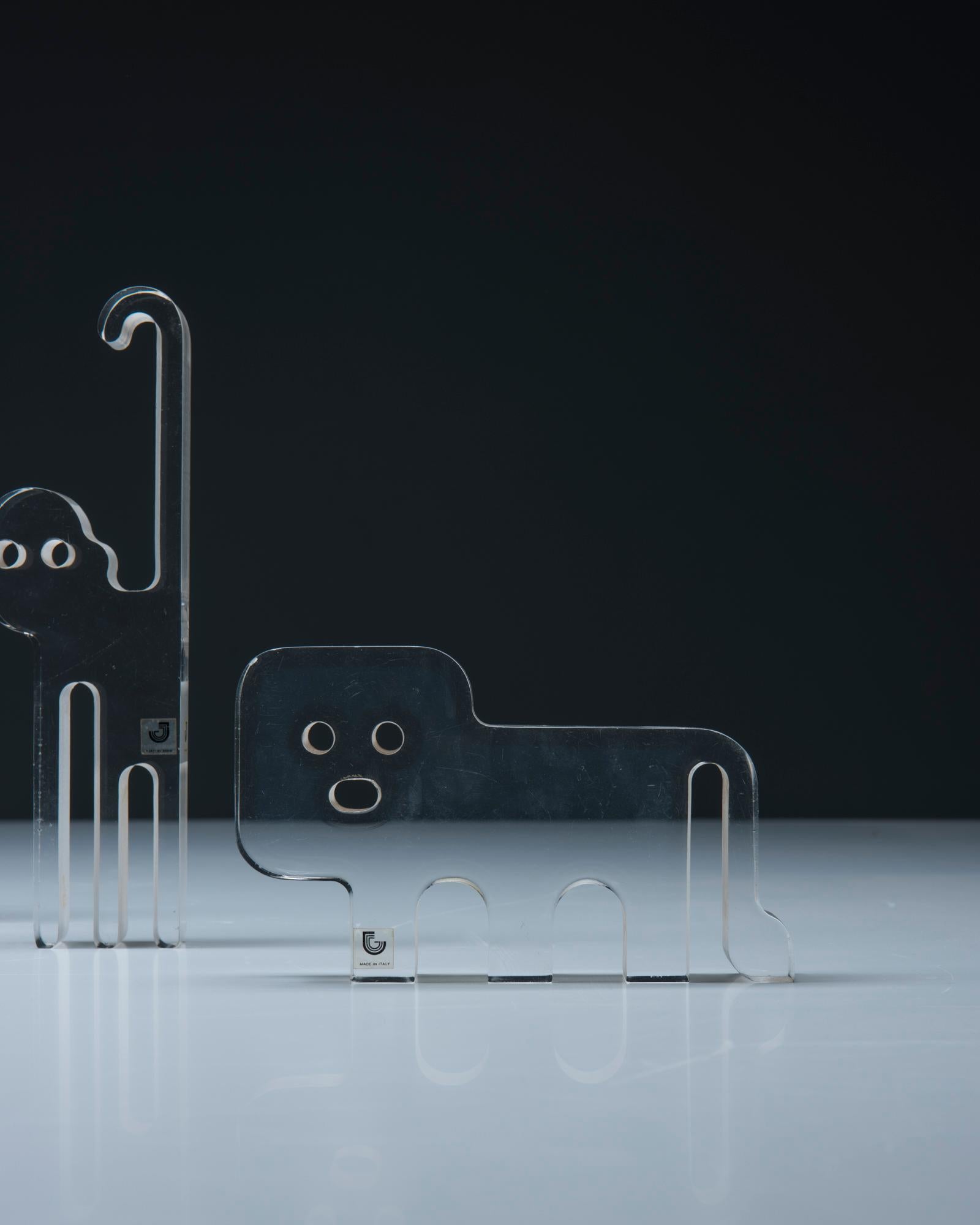 Ensemble de sculptures en Lucite - Silvio Russo Bon état à Antwerpen, BE