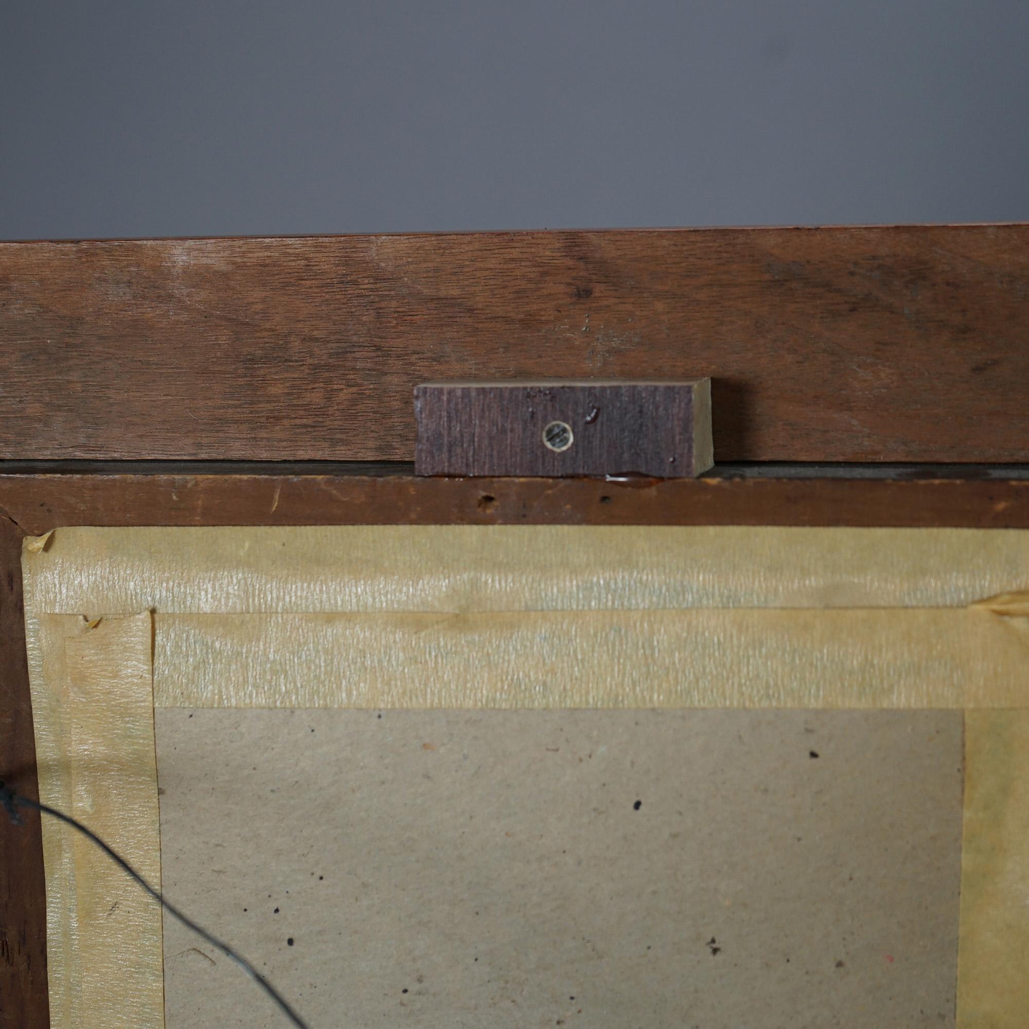 Set of Service Medals in Shadow Box Display, 20th C 3