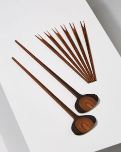 Set of Serving Cutlery Designed by Tapio Wirkkala, Finland, 1950s