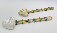 Set of Serving Utensils by Emilia Castillo "Agave Collection" Hand Signed