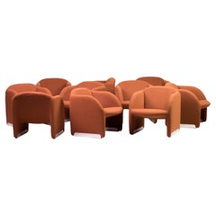 Set of Seven Ben Chairs by Pierre Paulin for Artifort 'Listed for Frances'