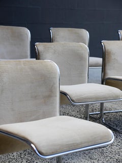 Set di sette sedie da pranzo Calla di Antonio Ari Colombo per Arflex anni '70