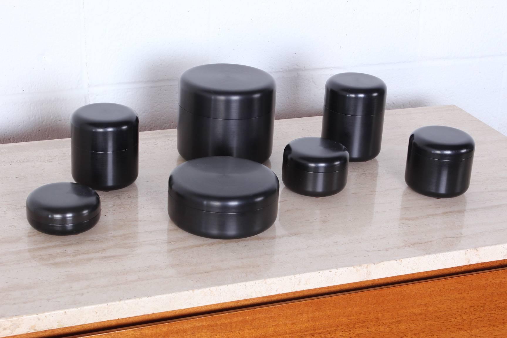 Set of Seven Canisters by Georg Jensen 2