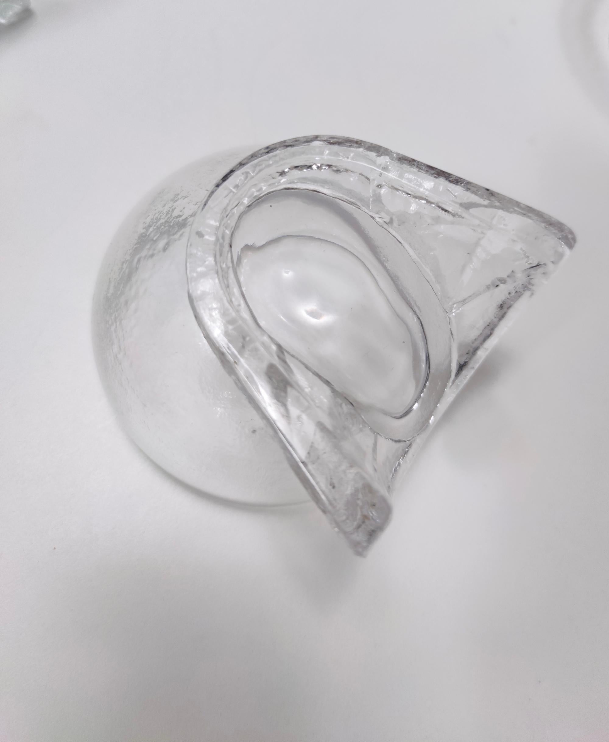 Set von sieben Kristall-Servierschalen von Taddei Sestini für Kristall Krisla im Angebot 3