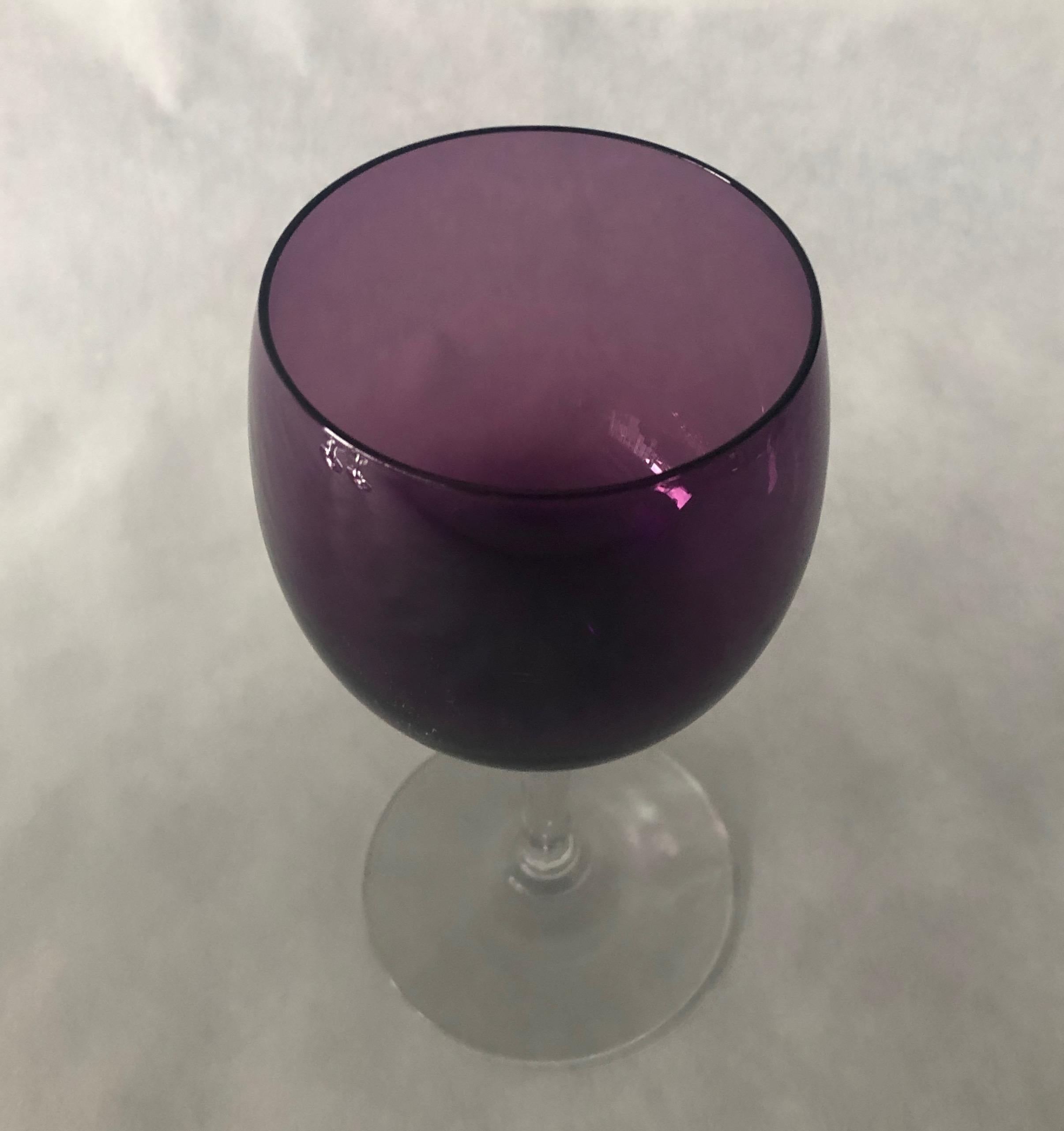purple depression glass