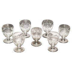 Set of Seven Irish Regency Goblets