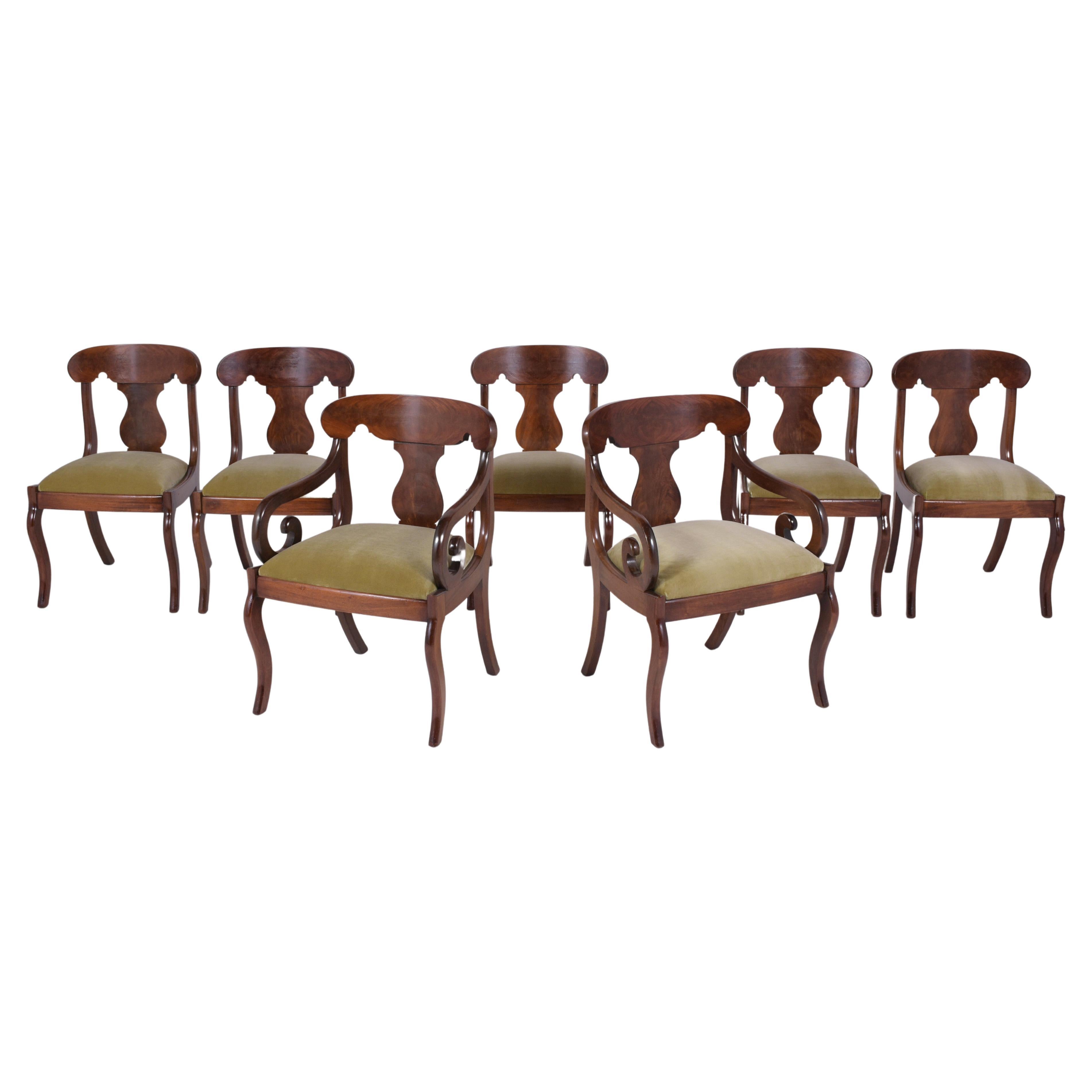 Set of 6 Dining Chairs at 1stDibs