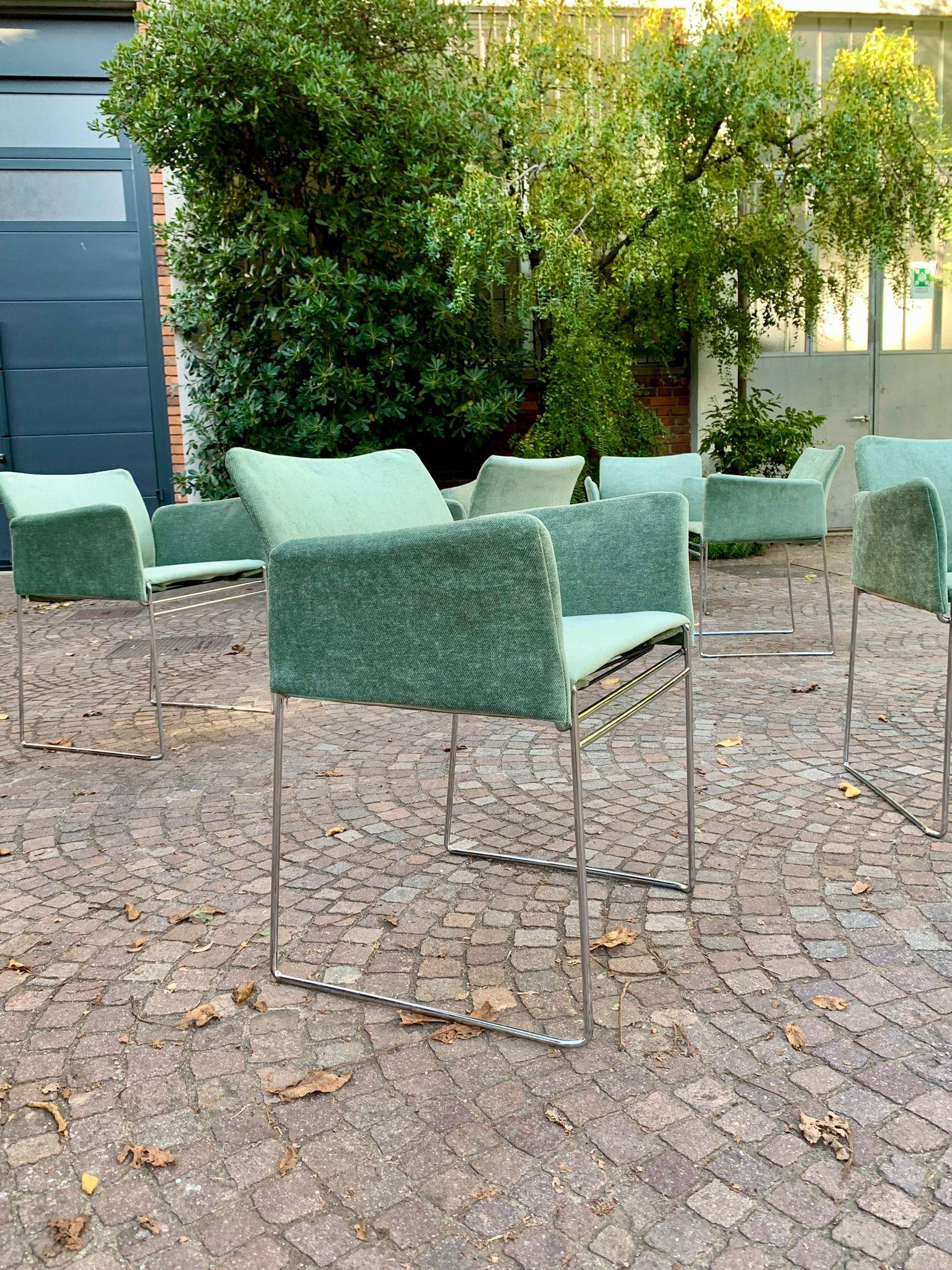 italien Ensemble de sept chaises Maja par Kazuhide Takahama pour Cassina, années 1960, Italie en vente