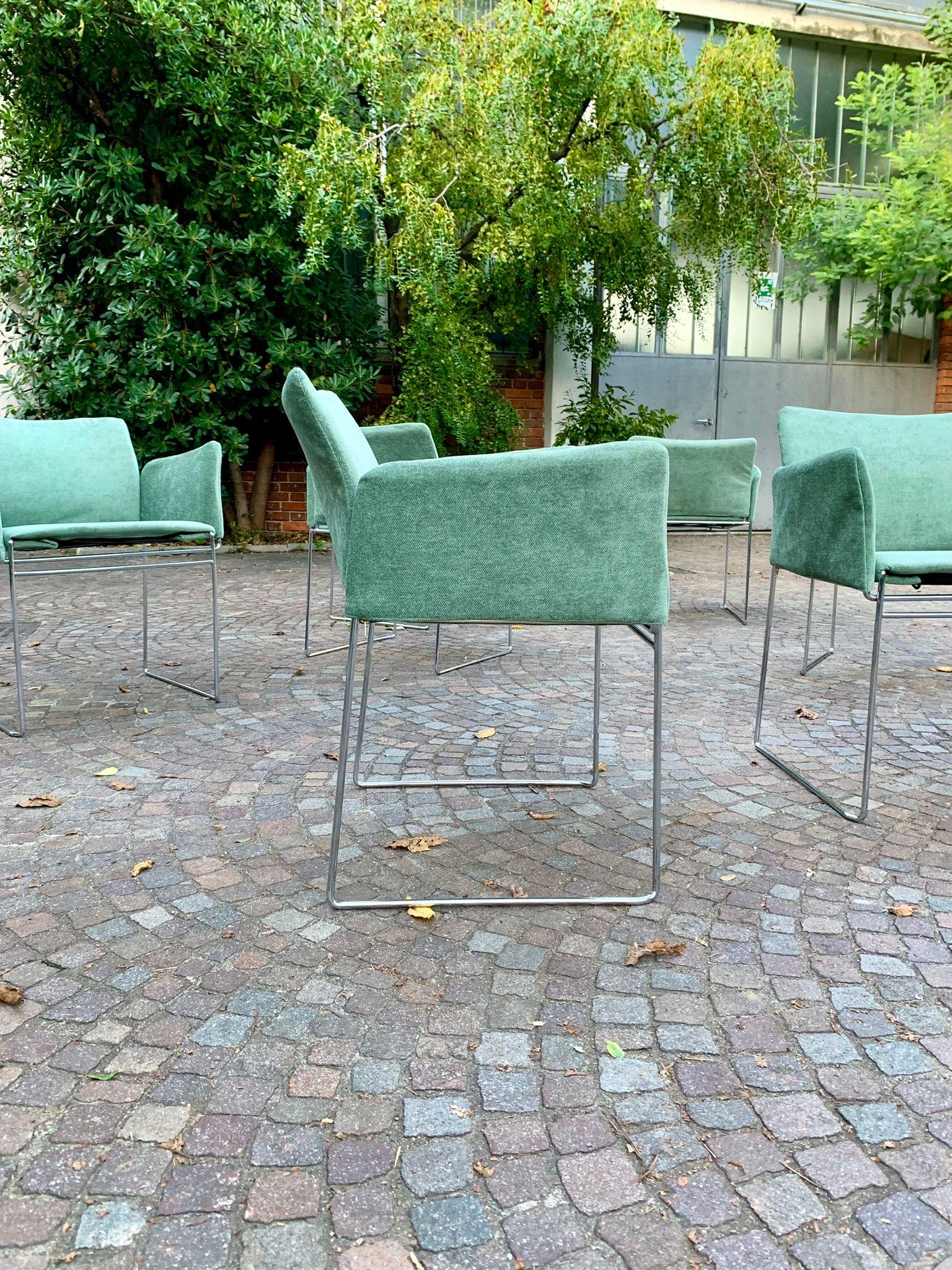 Milieu du XXe siècle Ensemble de sept chaises Maja par Kazuhide Takahama pour Cassina, années 1960, Italie en vente