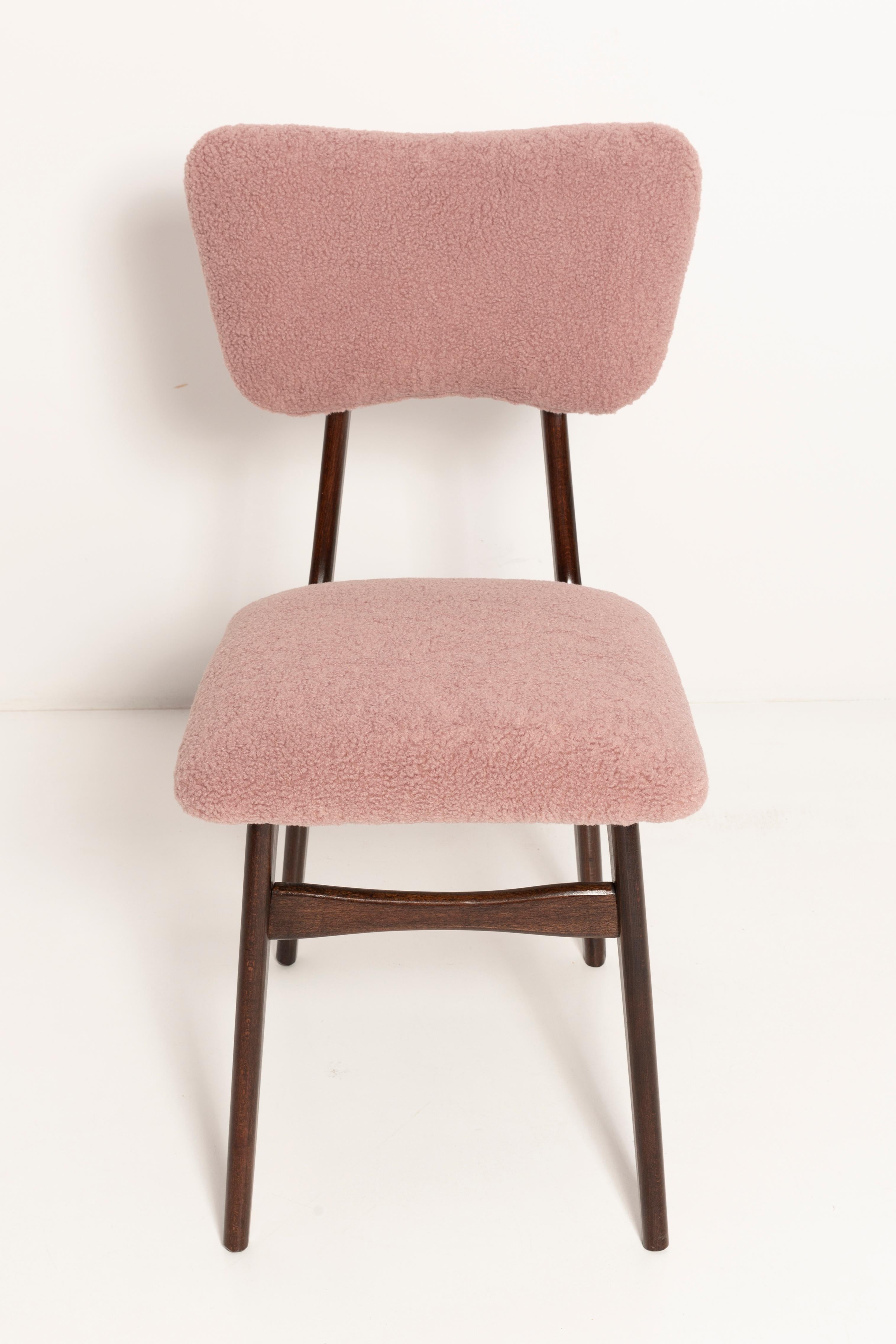Pink mid century dining chair deals