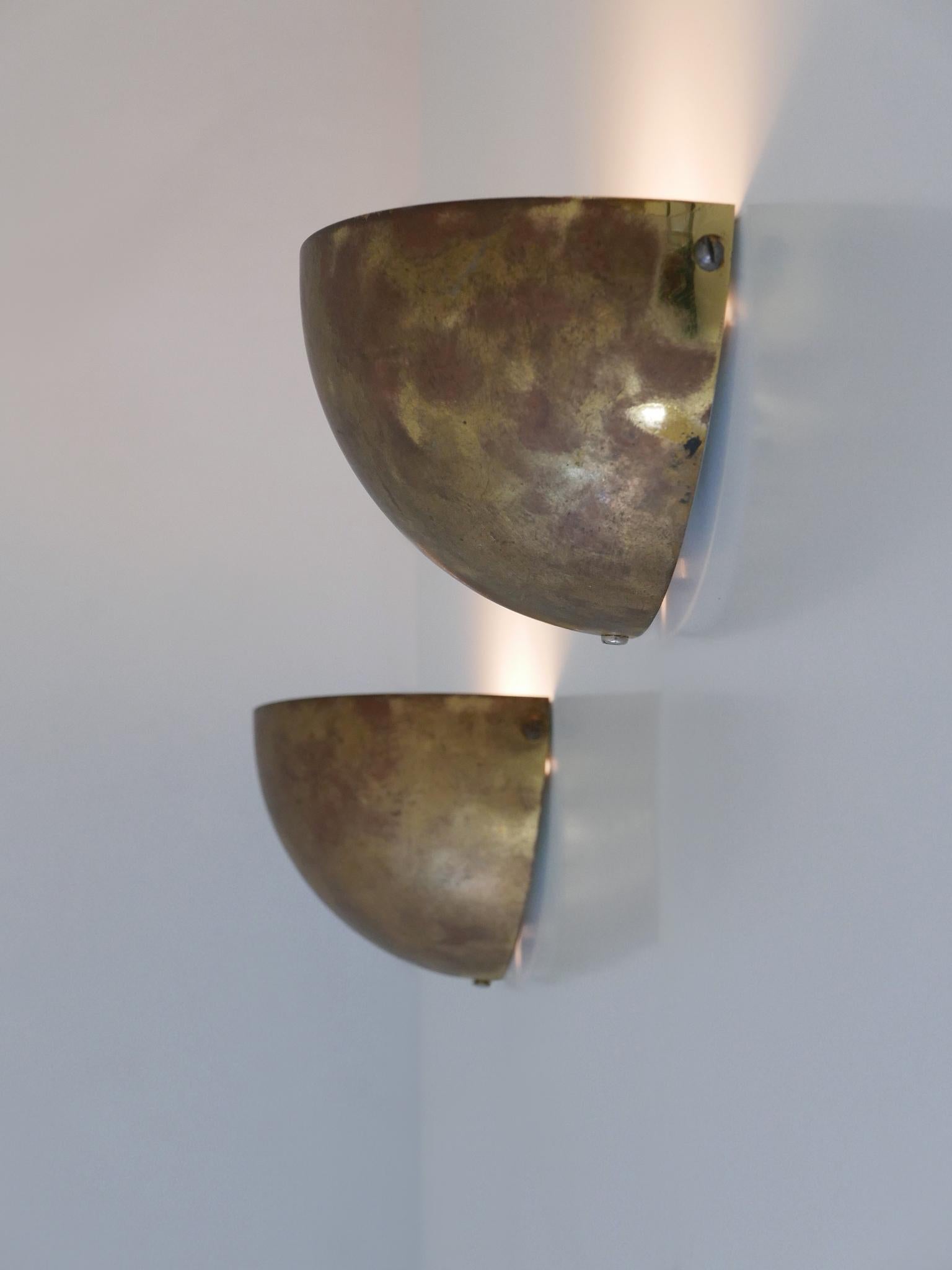Set of Seven Mid-Century Sconces or Wall Lights by Bankamp Leuchten Germany For Sale 4