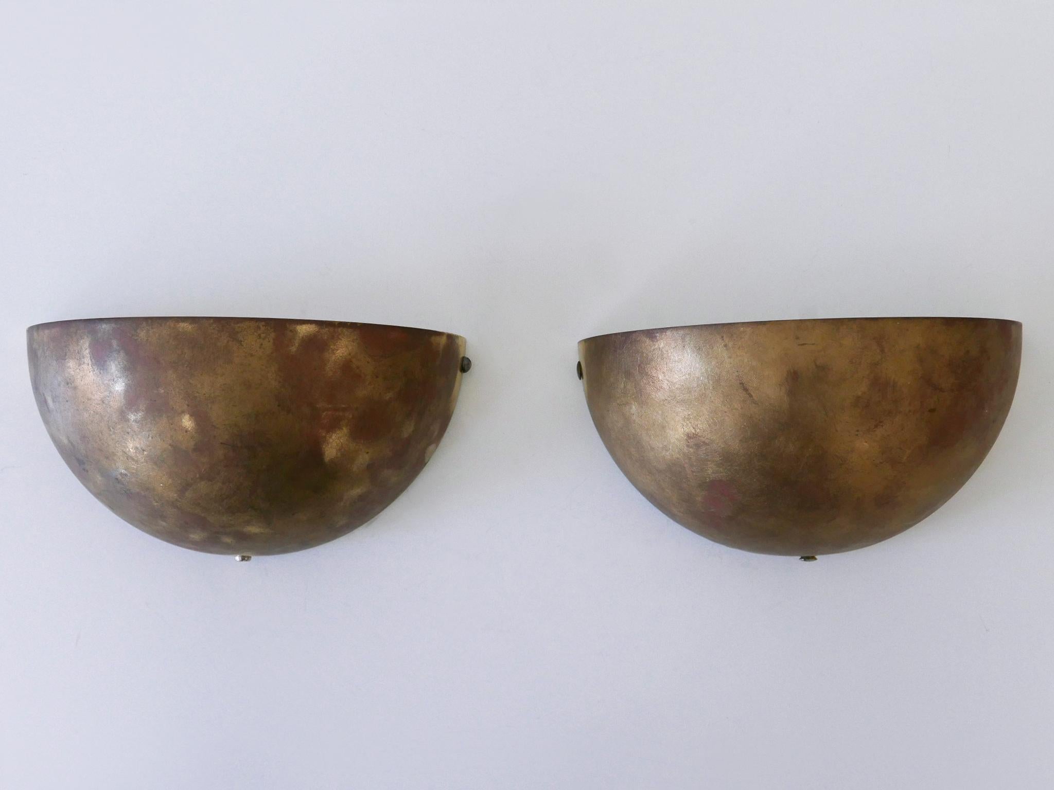 Mid-Century Modern Set of Seven Mid-Century Sconces or Wall Lights by Bankamp Leuchten Germany For Sale