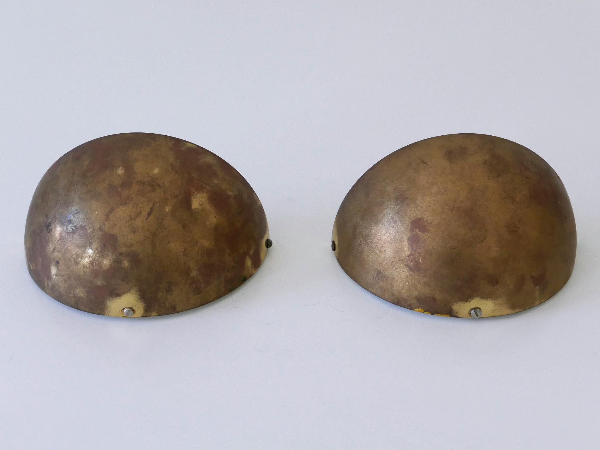 Late 20th Century Set of Seven Mid-Century Sconces or Wall Lights by Bankamp Leuchten Germany For Sale