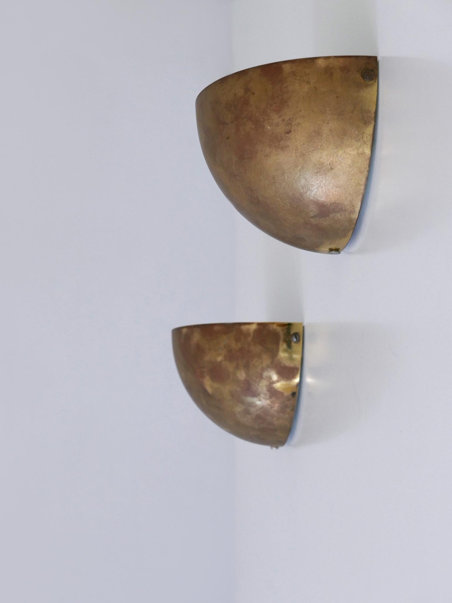 Set of Seven Mid-Century Sconces or Wall Lights by Bankamp Leuchten Germany For Sale 1