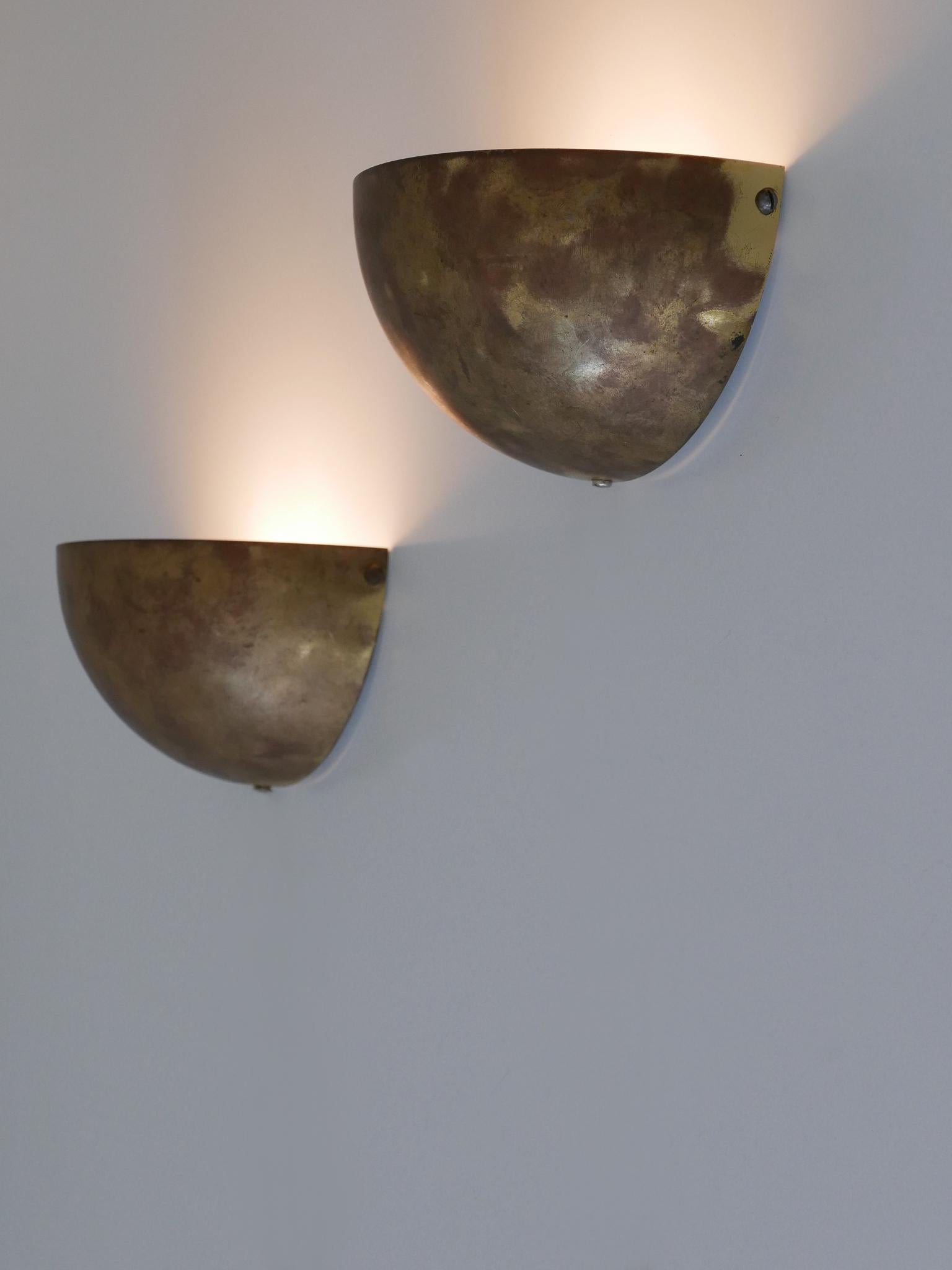 Set of Seven Mid-Century Sconces or Wall Lights by Bankamp Leuchten Germany For Sale 2