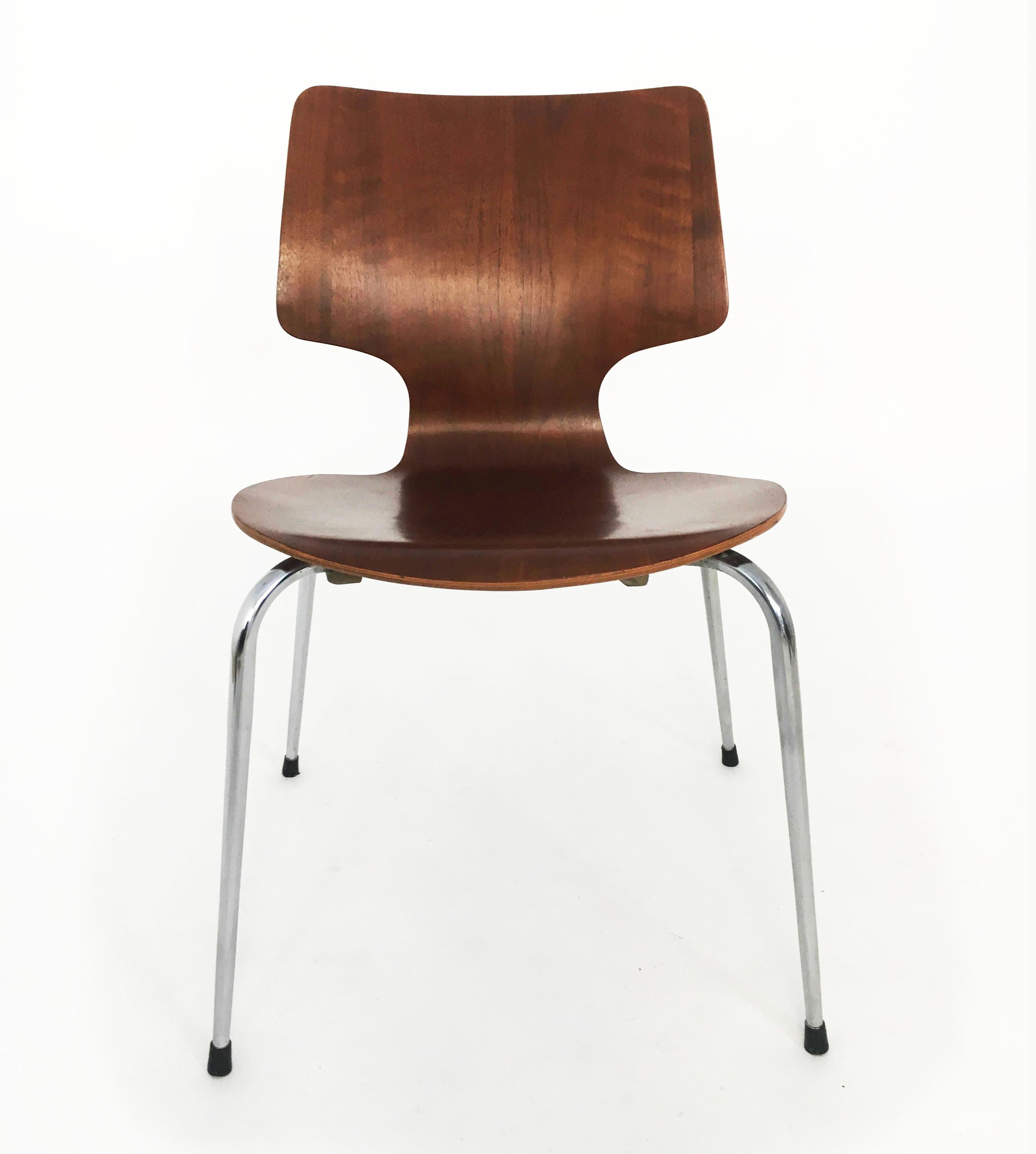 Mid-Century Modern Danish Modern Teak Dining Chairs, Set of Seven, Denmark 1960s For Sale