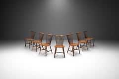 Set di sette sedie da pranzo "SH41" di Yngve Ekström, Svezia anni '60