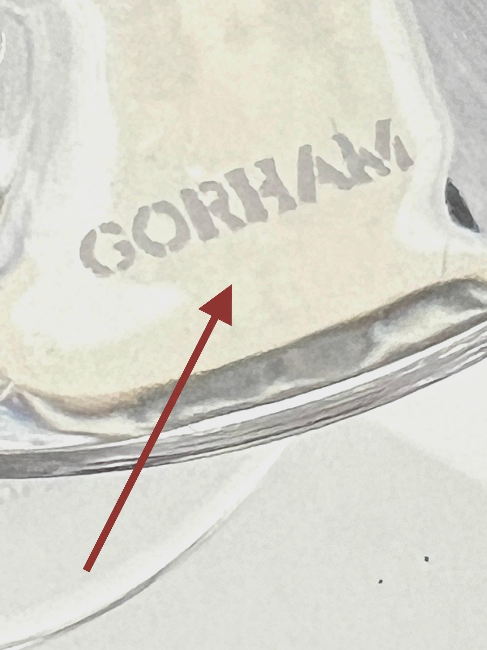 Set von sieben Vintage-Kristall-Weingläsern von Gorham, um 1970 im Angebot 5