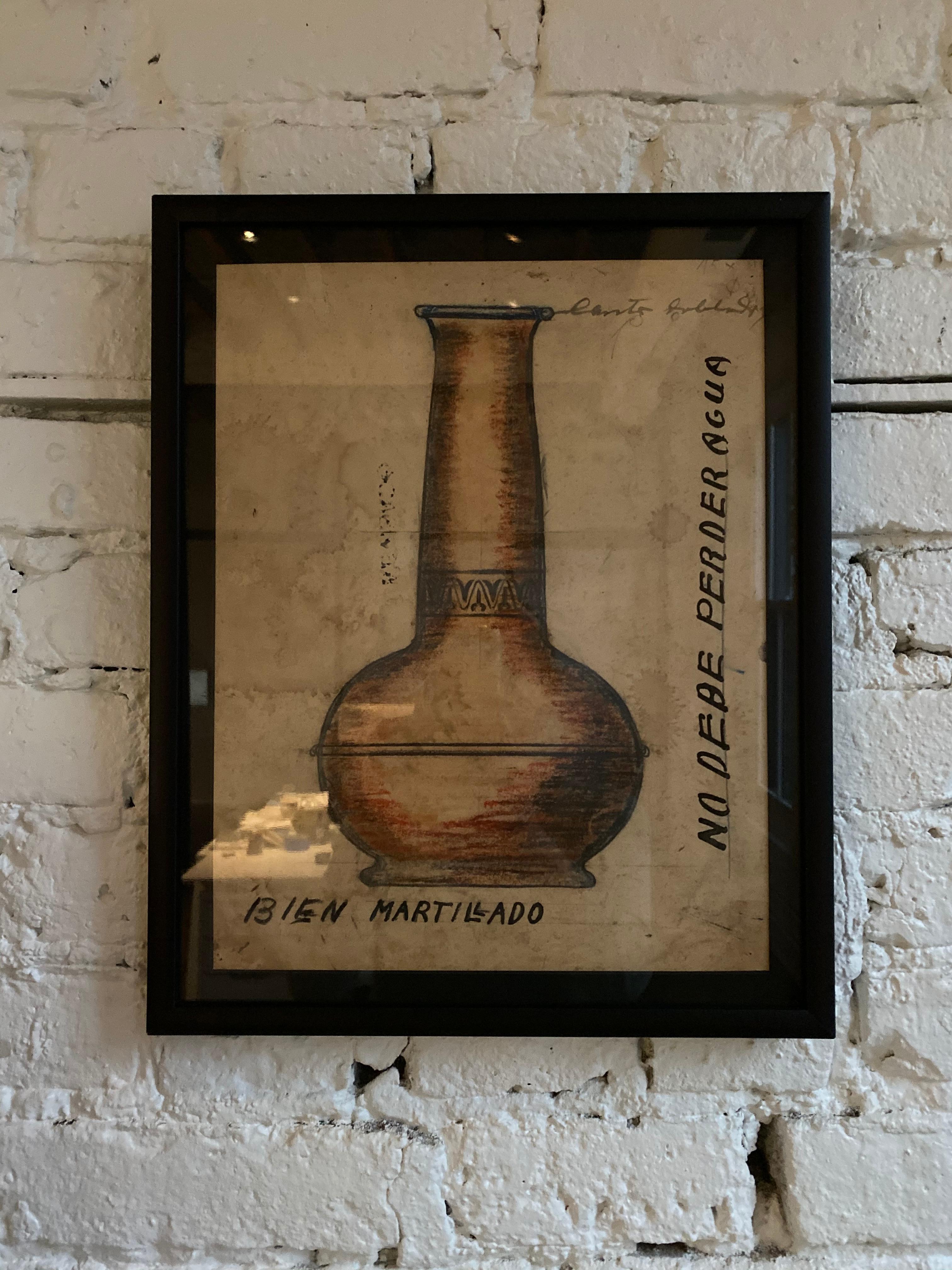 Argentine Set of Seven Working Drawings by José Thenée For Sale