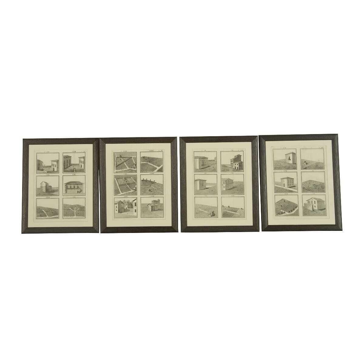 Empire Set of Seventeen Framed Giovanni Donegani Engravings For Sale