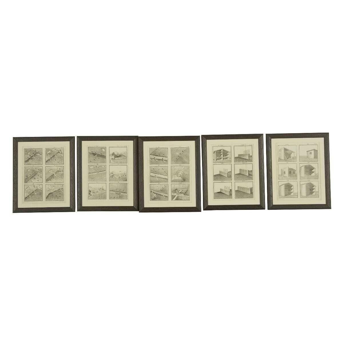 19th Century Set of Seventeen Framed Giovanni Donegani Engravings For Sale