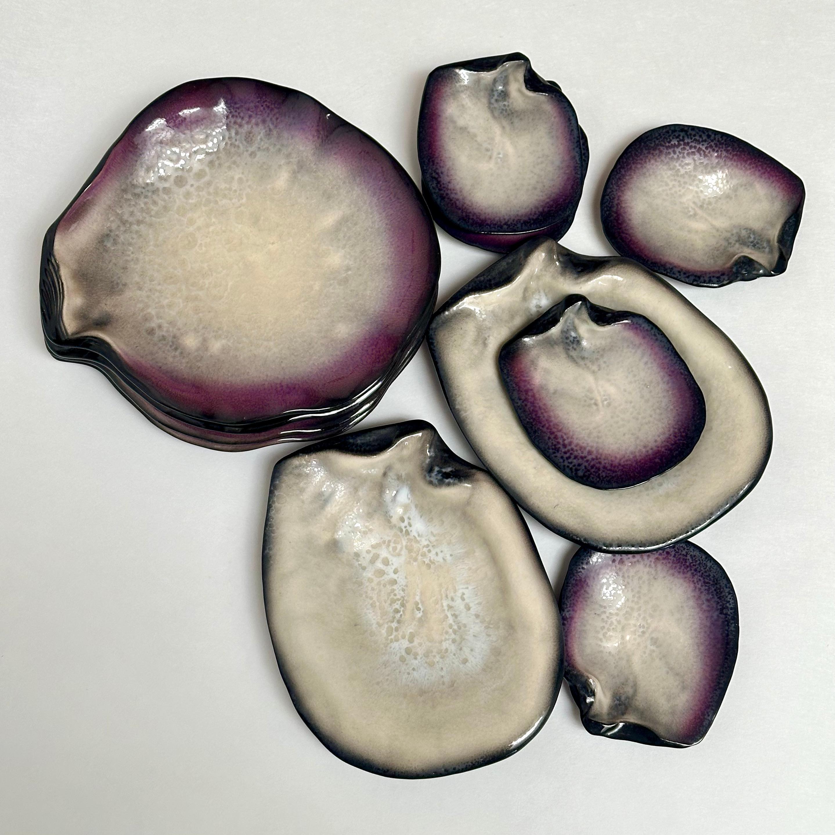 Set of Shell-Shaped Dishes, Pol Chambost,  France 1952 For Sale 5