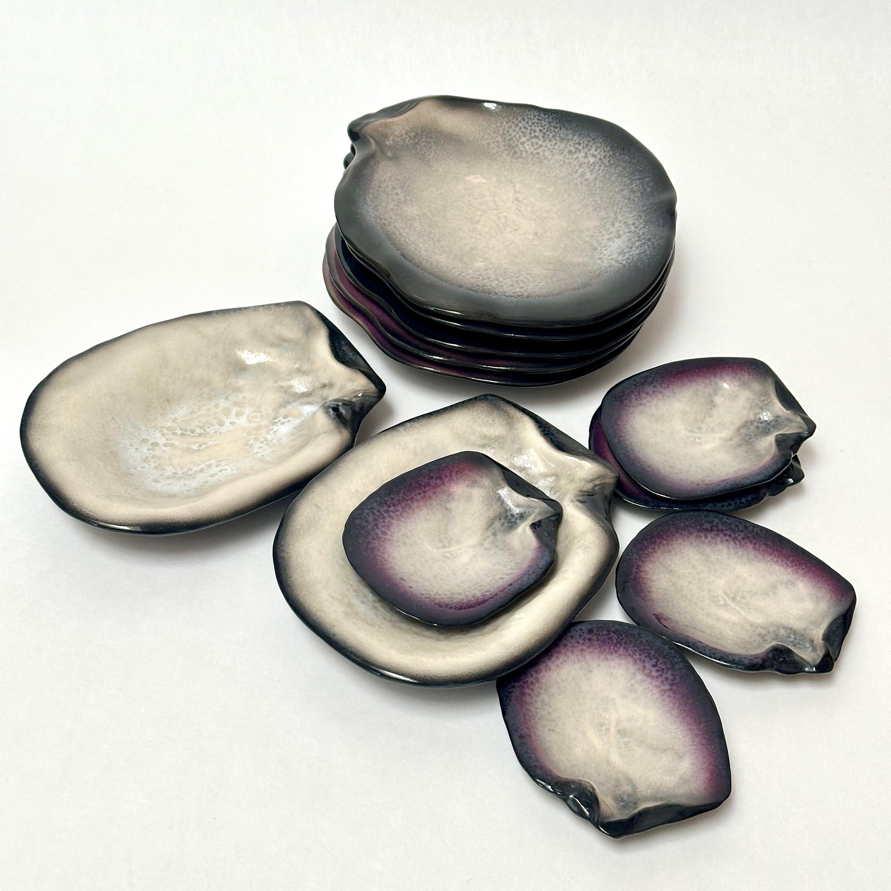 Set of Shell-Shaped Dishes, Pol Chambost,  France 1952 For Sale 8