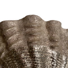 Set of Shell Shaped Silver Plated Sconces, Sold Per Pair