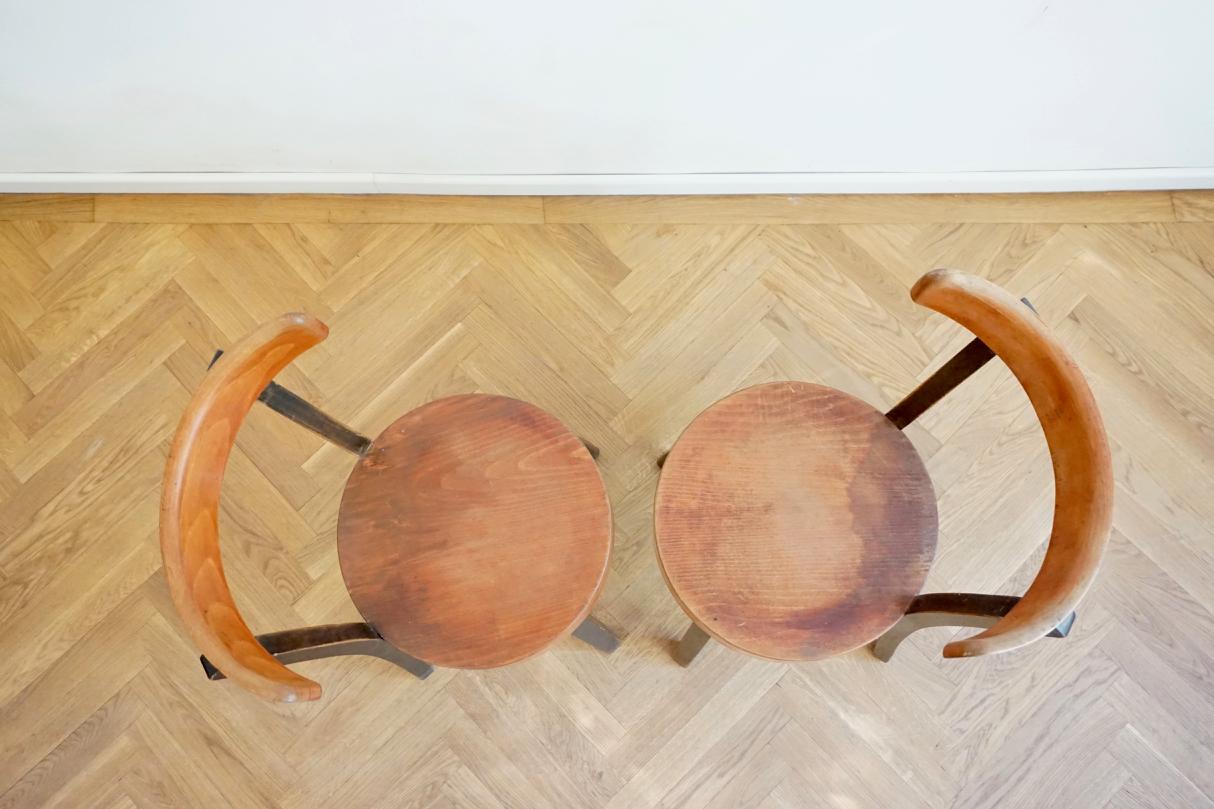 Set of Side Chairs in the Style of Lajos Kozma from Szek Es Faarugyar Rt, 1930s 3