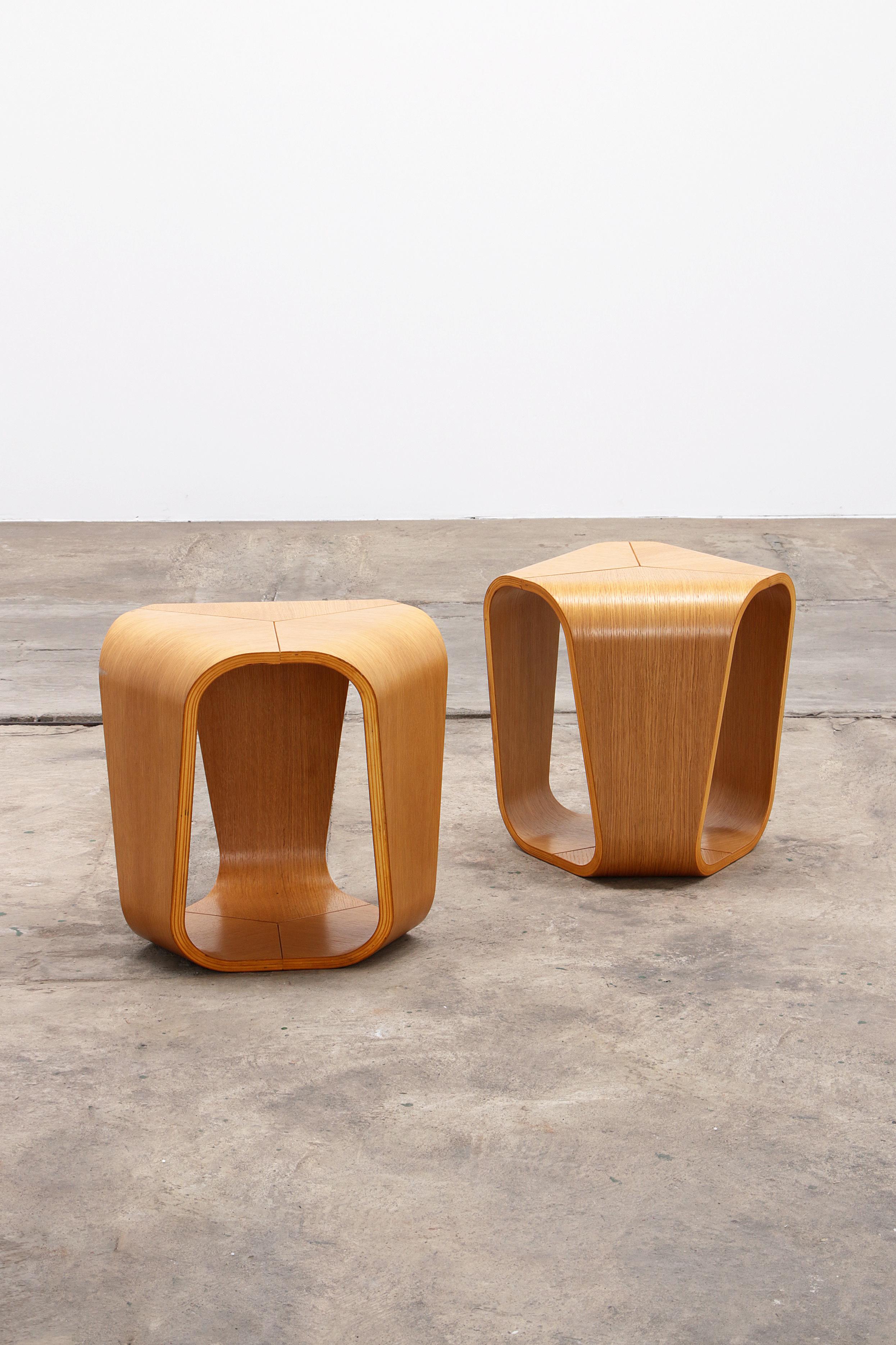 Modern Enrico Cesana by Busnelli  side tables  1990 Italy.