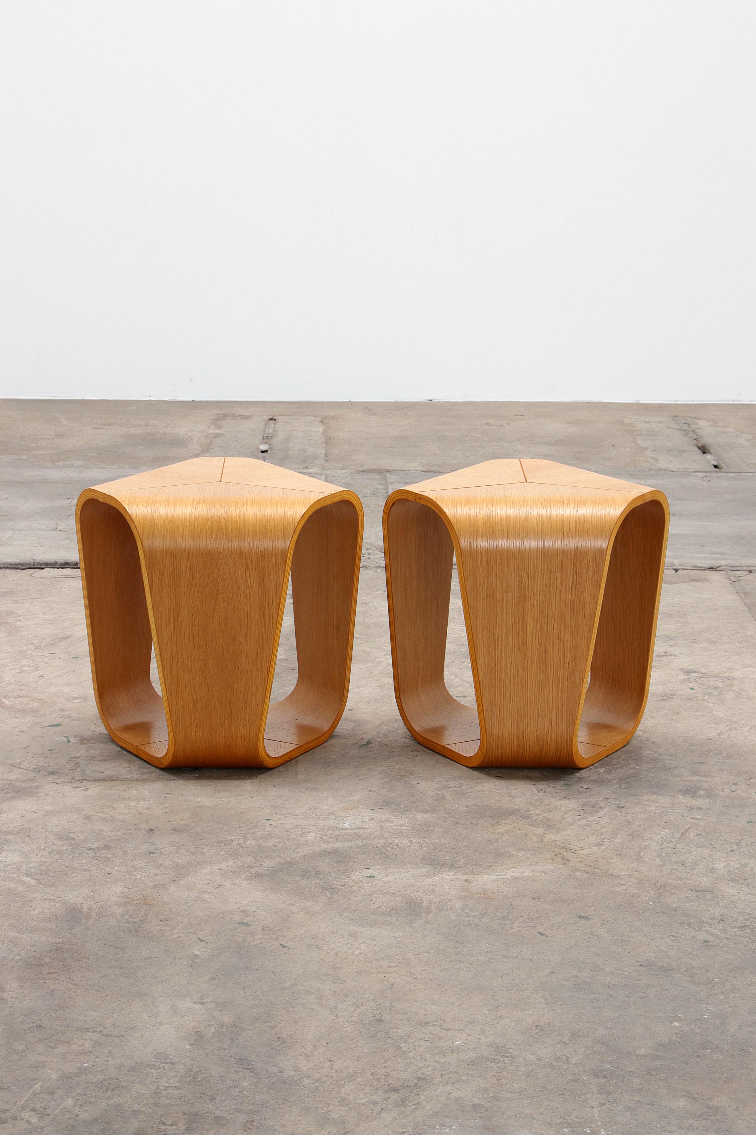 Late 20th Century Enrico Cesana by Busnelli  side tables  1990 Italy.
